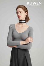 Load image into Gallery viewer, Thermal Long-sleeve Build-in Bra (New Color)
