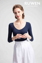 Load image into Gallery viewer, Thermal Long-sleeve Build-in Bra (New Color)