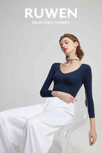 Load image into Gallery viewer, Thermal Long-sleeve Build-in Bra (New Color)