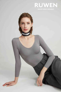 Thermal Long-sleeve Build-in Bra (New Color)
